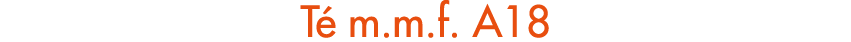 T m.m.f. A18