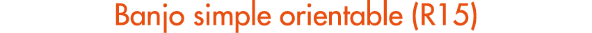Banjo simple orientable (R15)