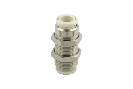 Automatic fittings in unleaded brass Series F-E PLUS, tubes from ø 4 to 10 mm, threads from M5 to 1/2”